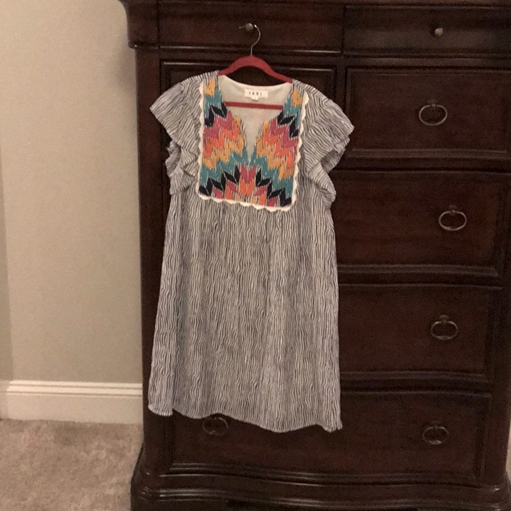 from THML, size small with rainbow colors
